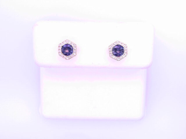 14 KARAT STUD EARRINGS WEIGHT: 1.4G : D 0.10CT ALE