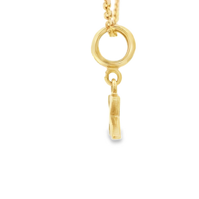 PENDANT 14K X Letter BailRing