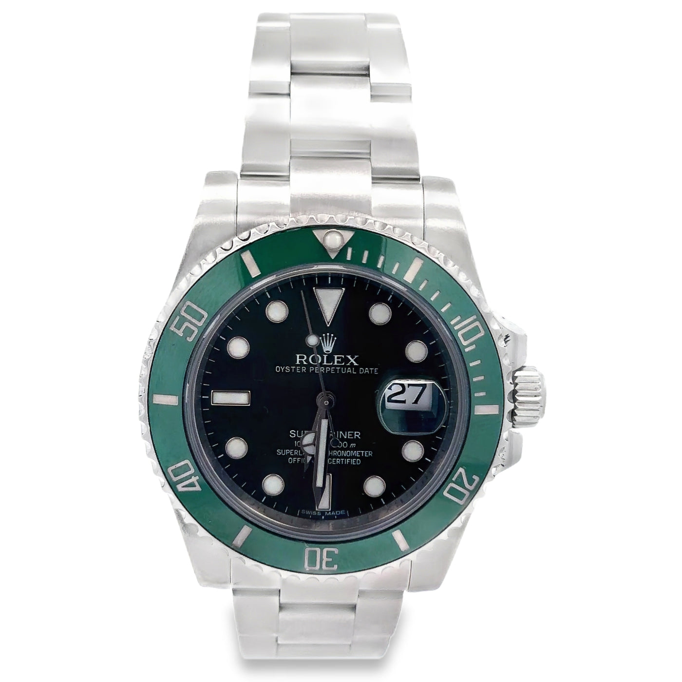 ROLEX "HULK" SUBMARINER 40 GREEN 2017 PRE-OWNED (SPECIAL OWNER DISCOUNT)
