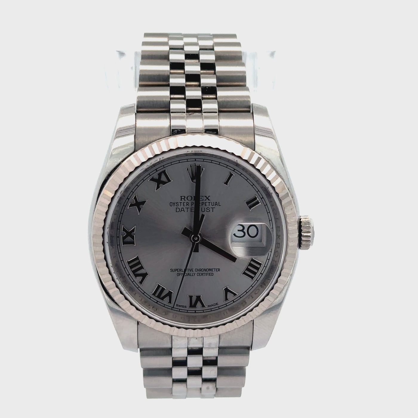 ROLEX DATEJUST 2015 SILVER DIAL PRE-OWNED (SPECIAL OWNER DISCOUNT)